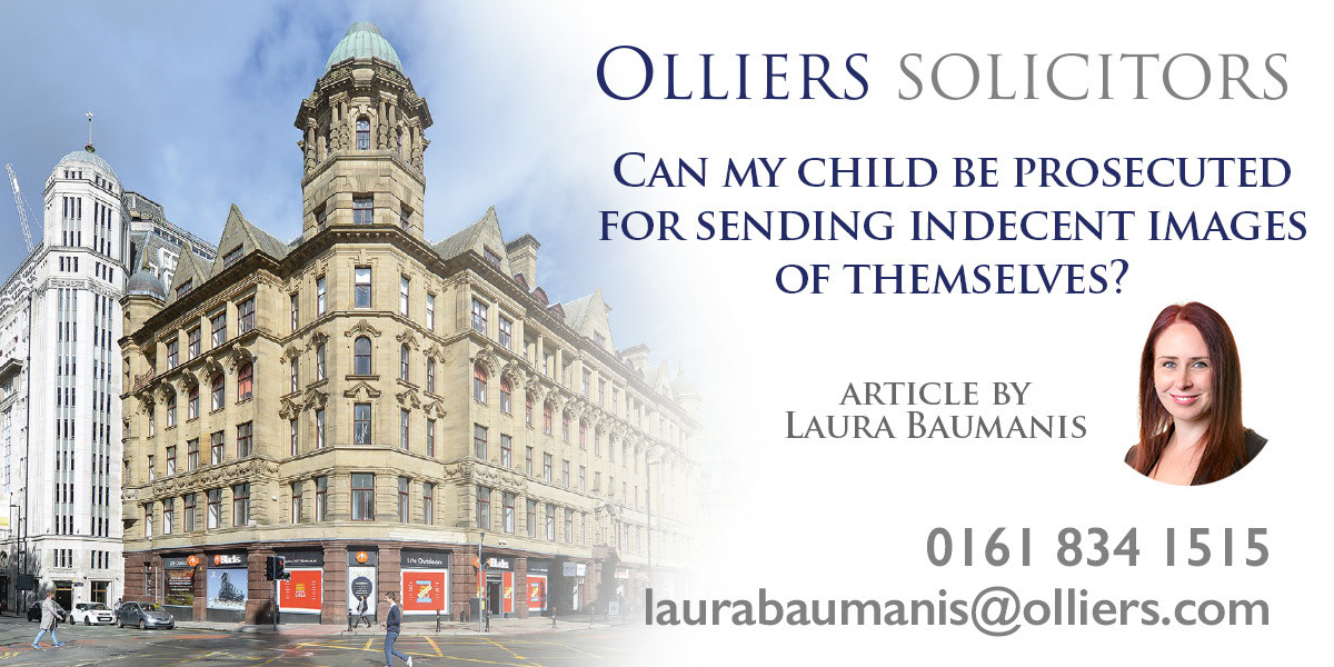 Can my child be prosecuted for sending indecent images | Olliers Solicitors