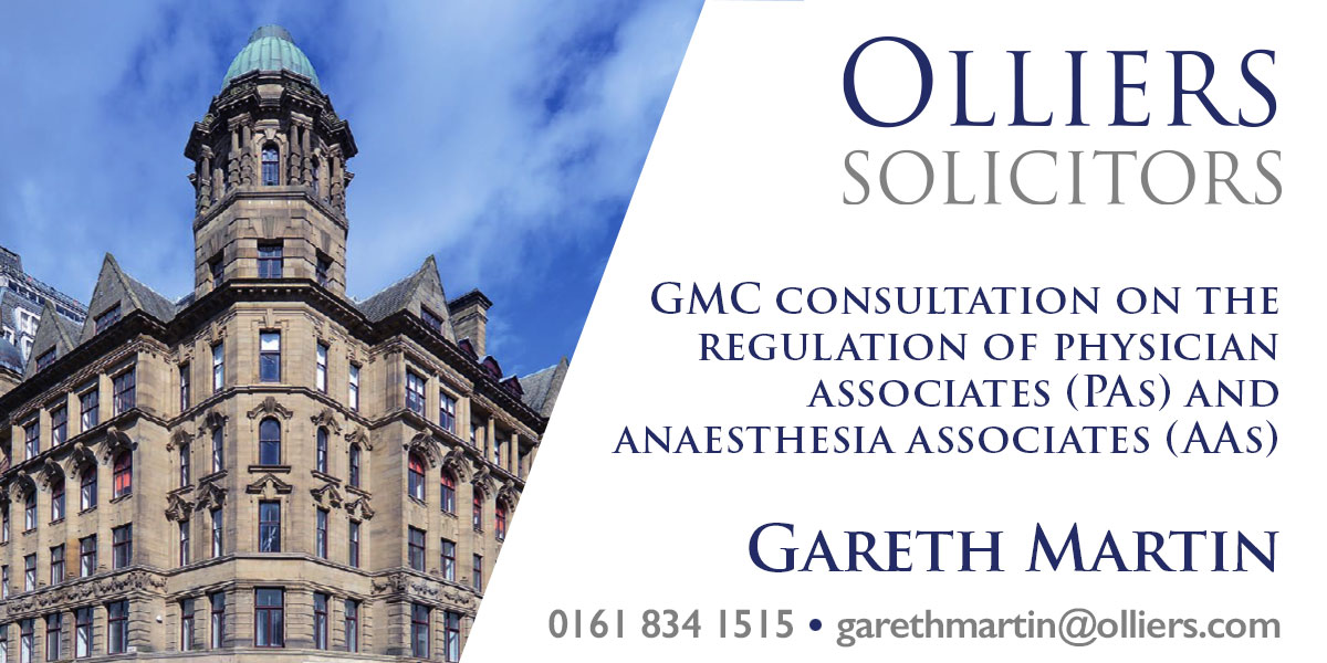 Gareth Martin, GMC consultation on the regulation