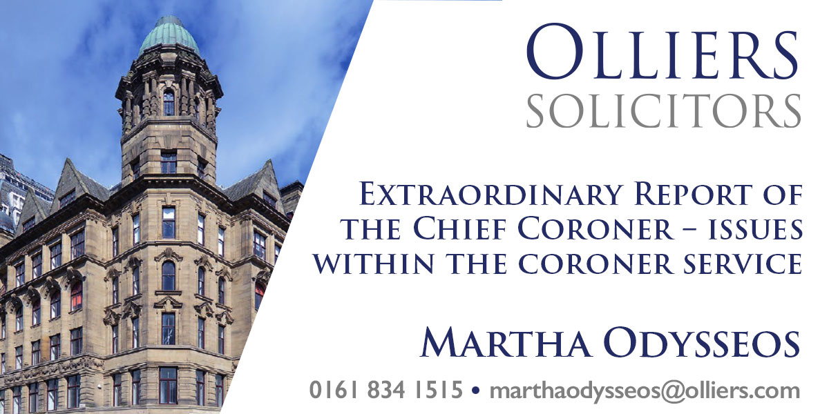 Martha Odysseos, Extraordinary Report of the Chief Coroner