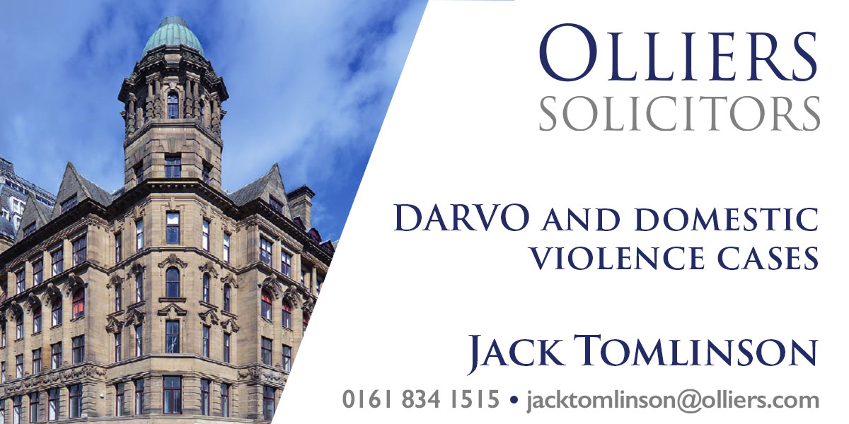Jack Tomlinson, DARVO and domestic violence cases