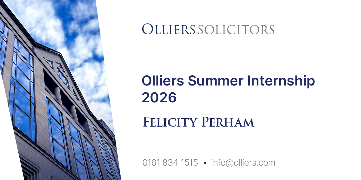 Felicity Perham - Olliers Summer Internship 2026