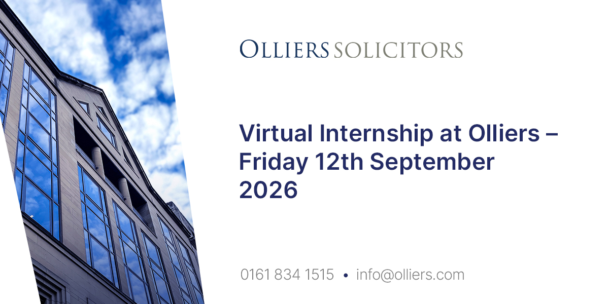 Olliers, Virtual Internship at Olliers – Friday 12th September 2026
